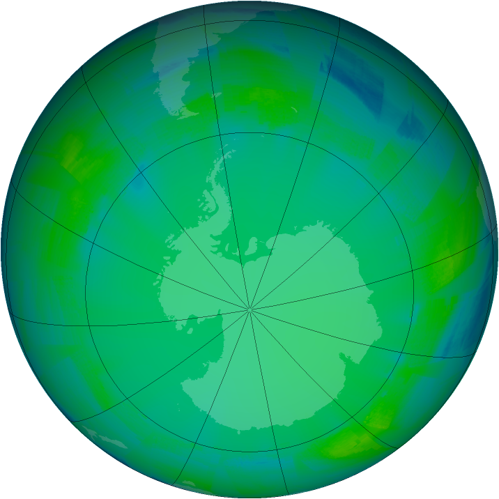 Ozone Map 2009-07-13